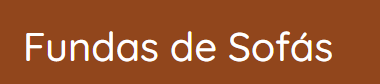 Fundas de sofá